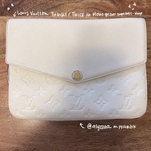 Louis Vuitton Twinset/Twice Bag (Neige) 🌟